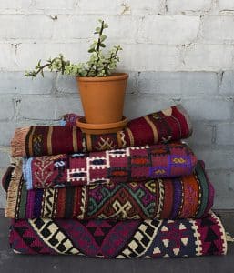 Turkish kilims can add colour to neutral spaces. PHOTO: The Wanderly