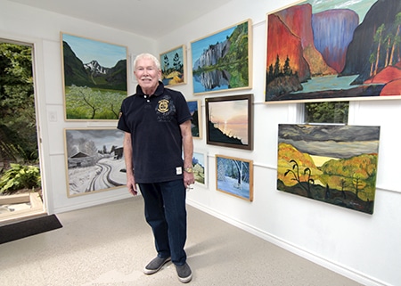 Don Snider, who volunteered on the board at Beach Metro News for 22 years, has returned to his first love, art, after decades practising as a lawyer on Kingston Road. PHOTO: Andrew Hudson
