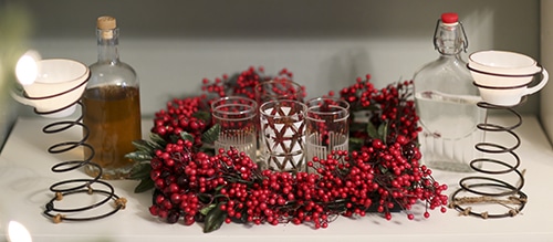 Antique upholstery springs and teacups transform into tealight holders. PHOTO: NanneSpringer.com