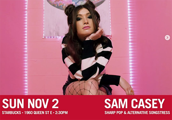 Sam Casey to wrap up Beaches Musicfest with concert this afternoon