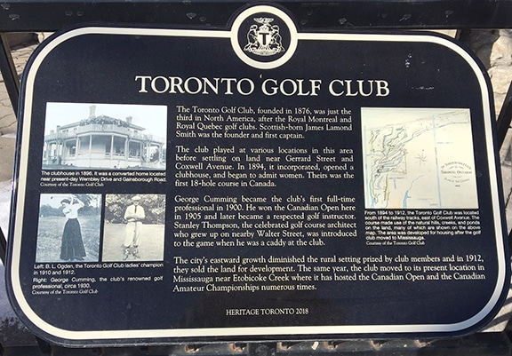 Toronto’s lost golf courses topic of The Beach and East Toronto Historical Society event set for Dec. 3