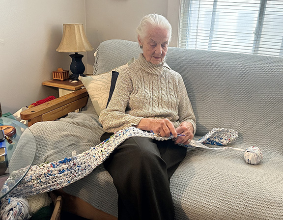 Local resident’s milk bag mats help make a difference for Street Health Toronto clients